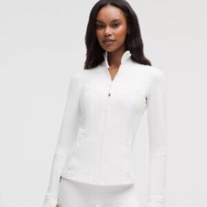 Lululemon Define Jacket in Luon, White, Size 8